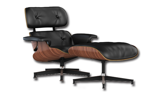イームズラウンジチェア&オットマンを高額買取中