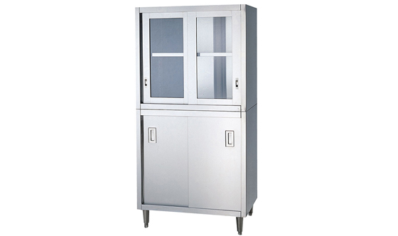 ガラス戸式食器棚