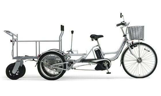 ヤマハ 業務用電動アシスト自転車「パス ギア カーゴ」