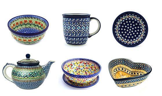 多彩な絵柄がかわいいポーリッシュポタリーの食器を買取