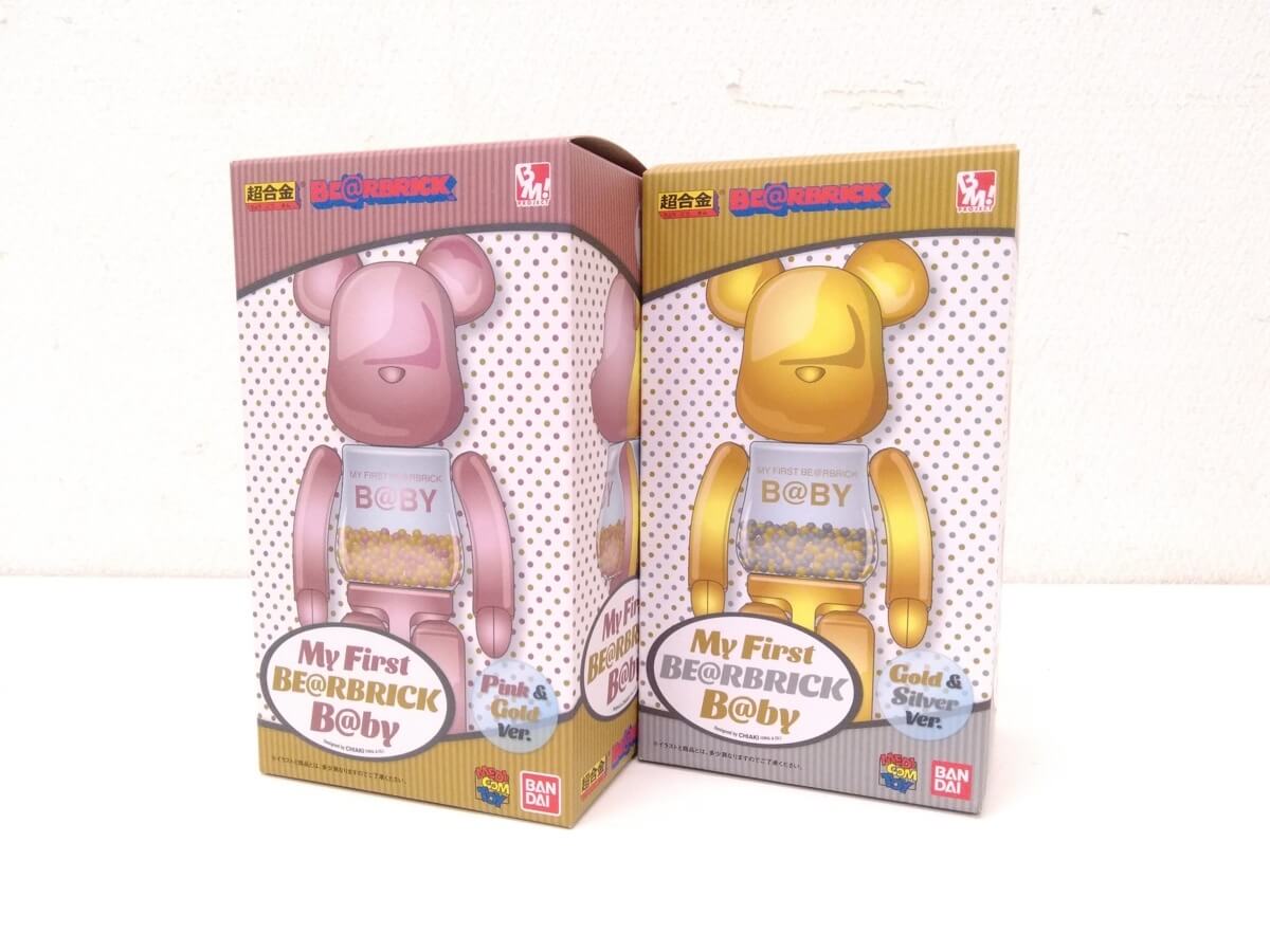 MY FIRST BE@RBRICK B@BY GOLD & SILVER Ver.／PINK & GOLD Ver. 200%